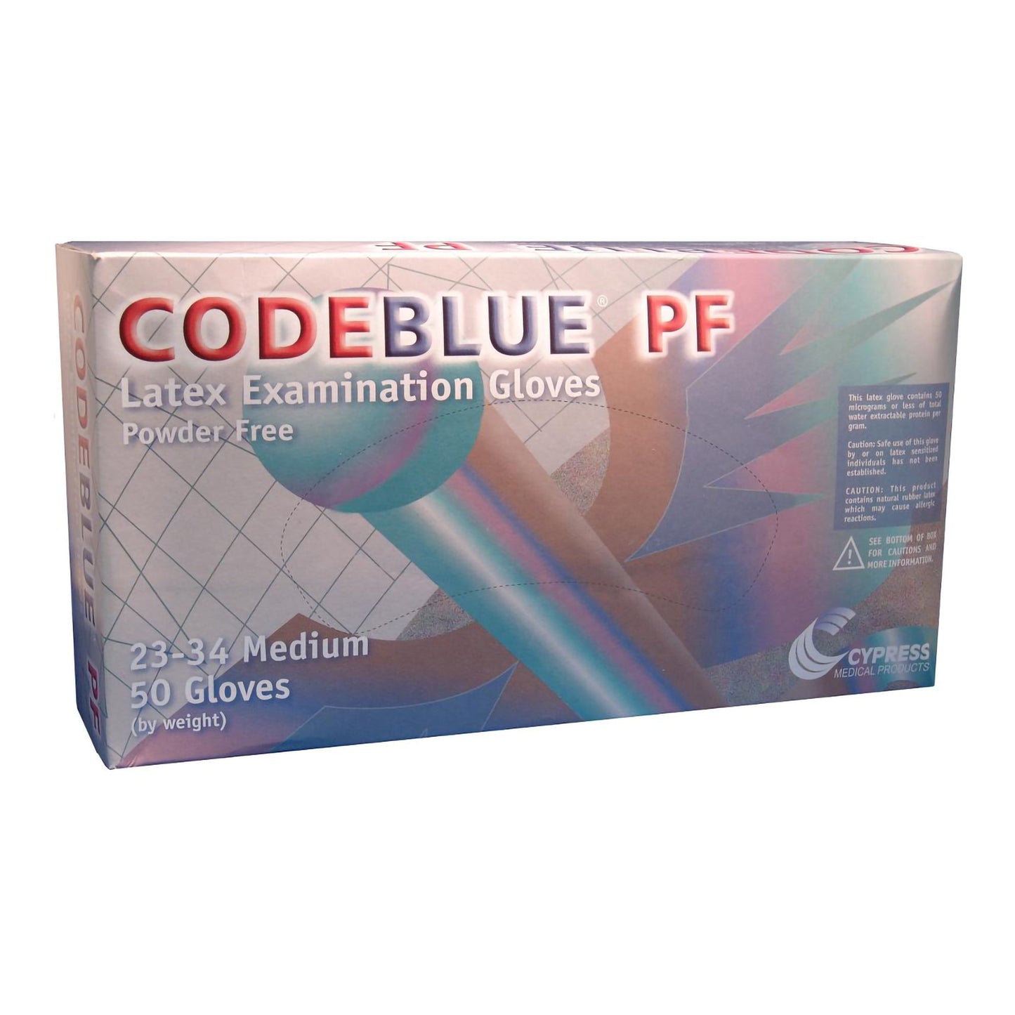 GLOVE, EXAM LTX MED N/S EXTCFCODEBLUE