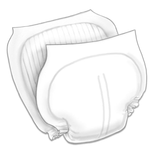 PAD, INSERT INCONT MODERATE ABSRB CONTRD BLU 13X24"