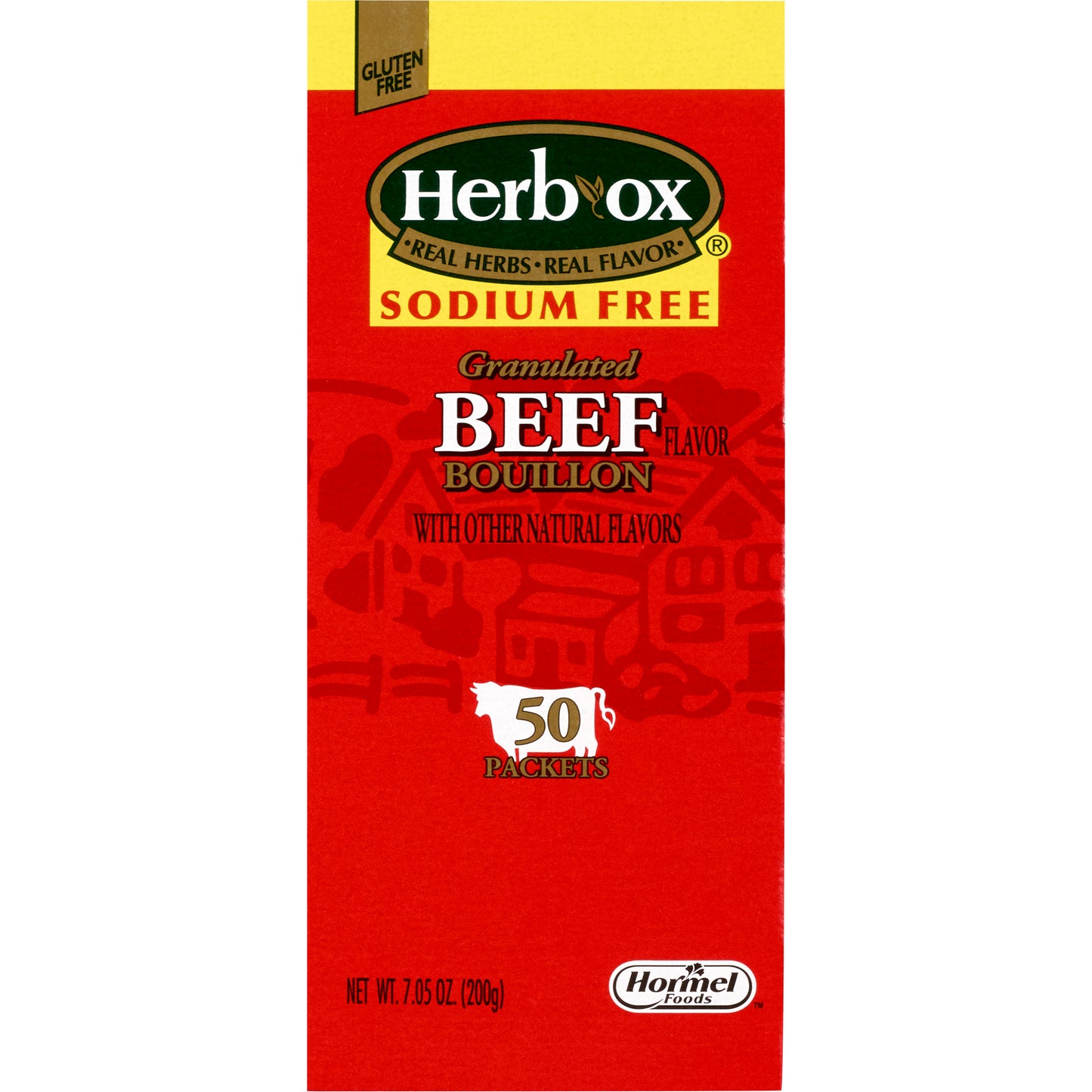 BROTH, BEEF BOUILLON SODIUM FREE HERBOX SEASON