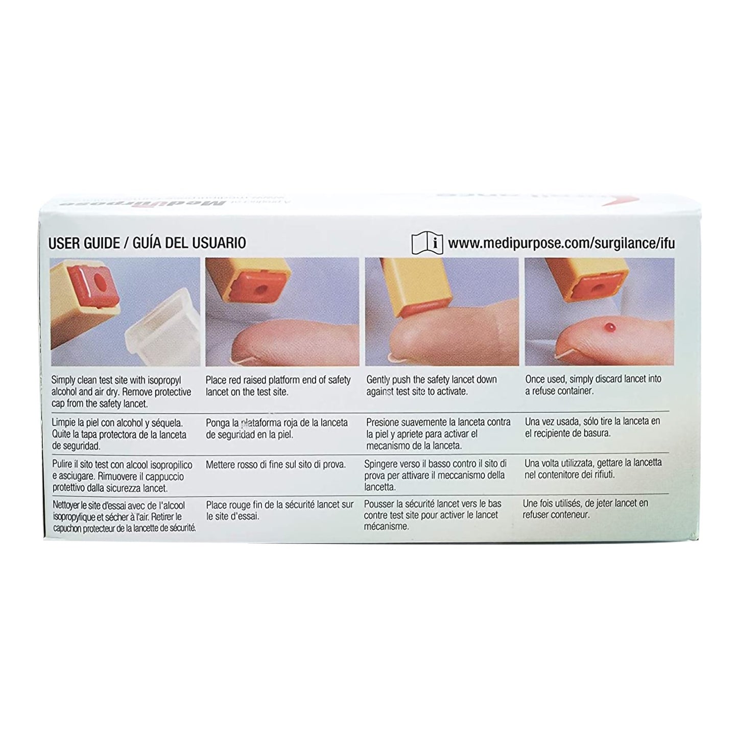 LANCET, 2.8MM NDL PNK