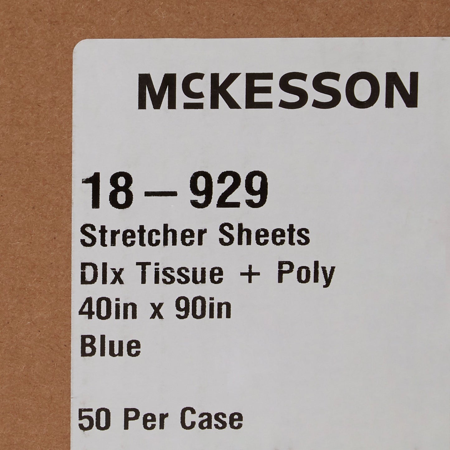 SHEET, STRETCHER T/P HW BLU 40X90