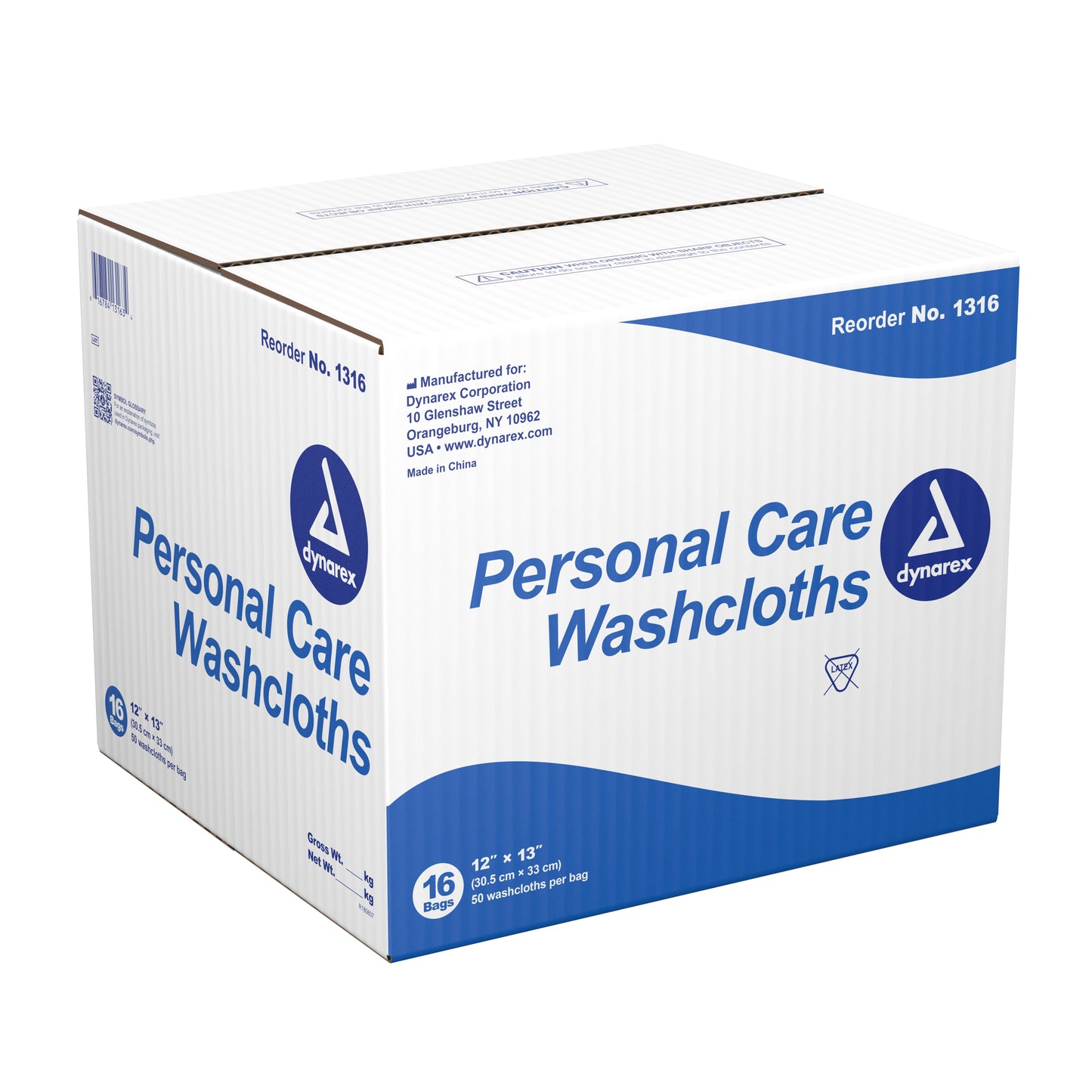 WASHCLOTH, DRY DISP 12X13"