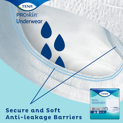 UNDERWEAR, TENA EXTRA PROTECTIVE LG