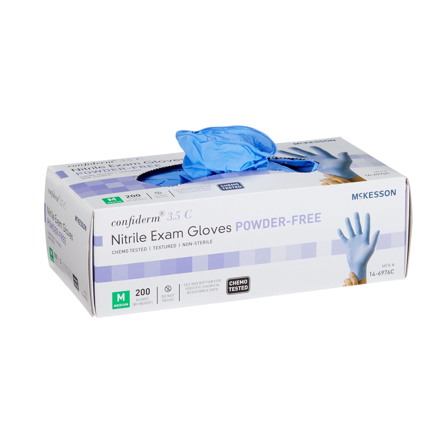 GLOVE, EXAM NTRL MED N/S CHEMO3.5C