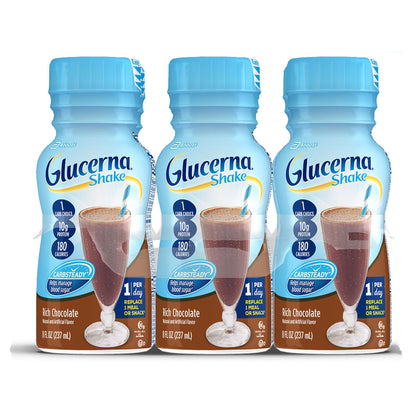 GLUCERNA SHAKE, RTD RICH CHOC8OZ BTL