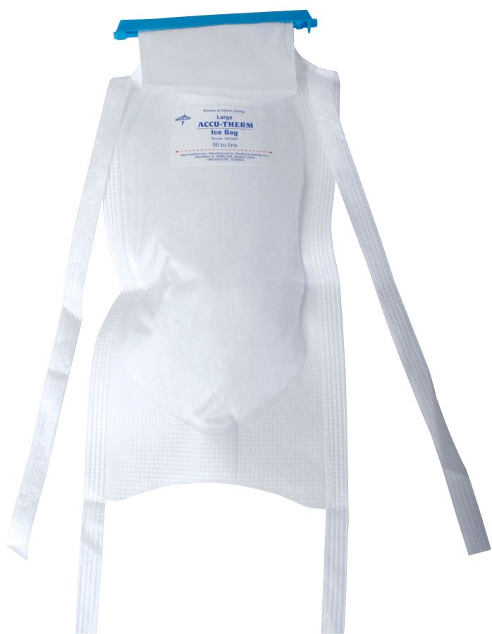 BAG, ICE 6 1/2"X14" W/4 TIES