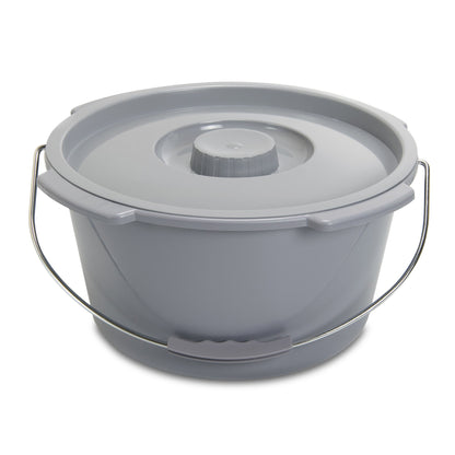 BUCKET, COMMODE W/PLAS HANDLE& CYR 7.5QT