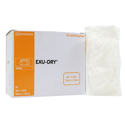 DRESSING, NONADHRNT EXU-DRY 4"X6"