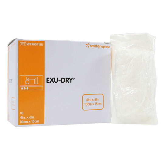DRESSING, NONADHRNT EXU-DRY 4"X6"