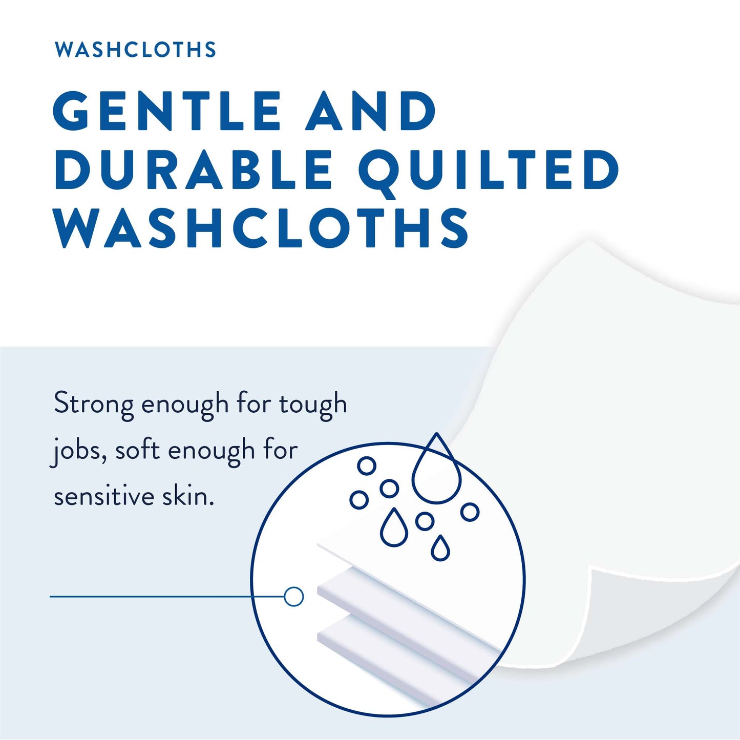 WASHCLOTH, PREVAIL SF PK DISP12"X8"