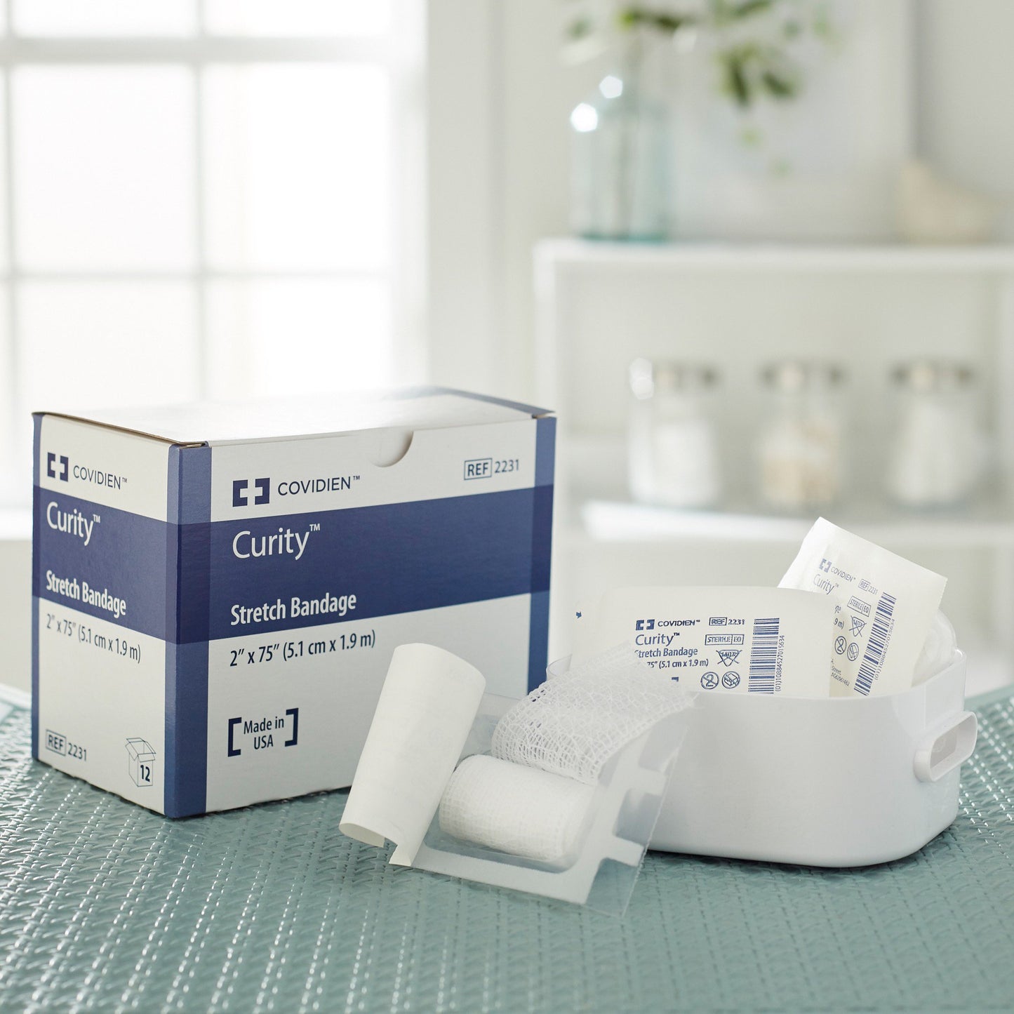 BANDAGE, GAUZE STRETCH STR 2"X75"
