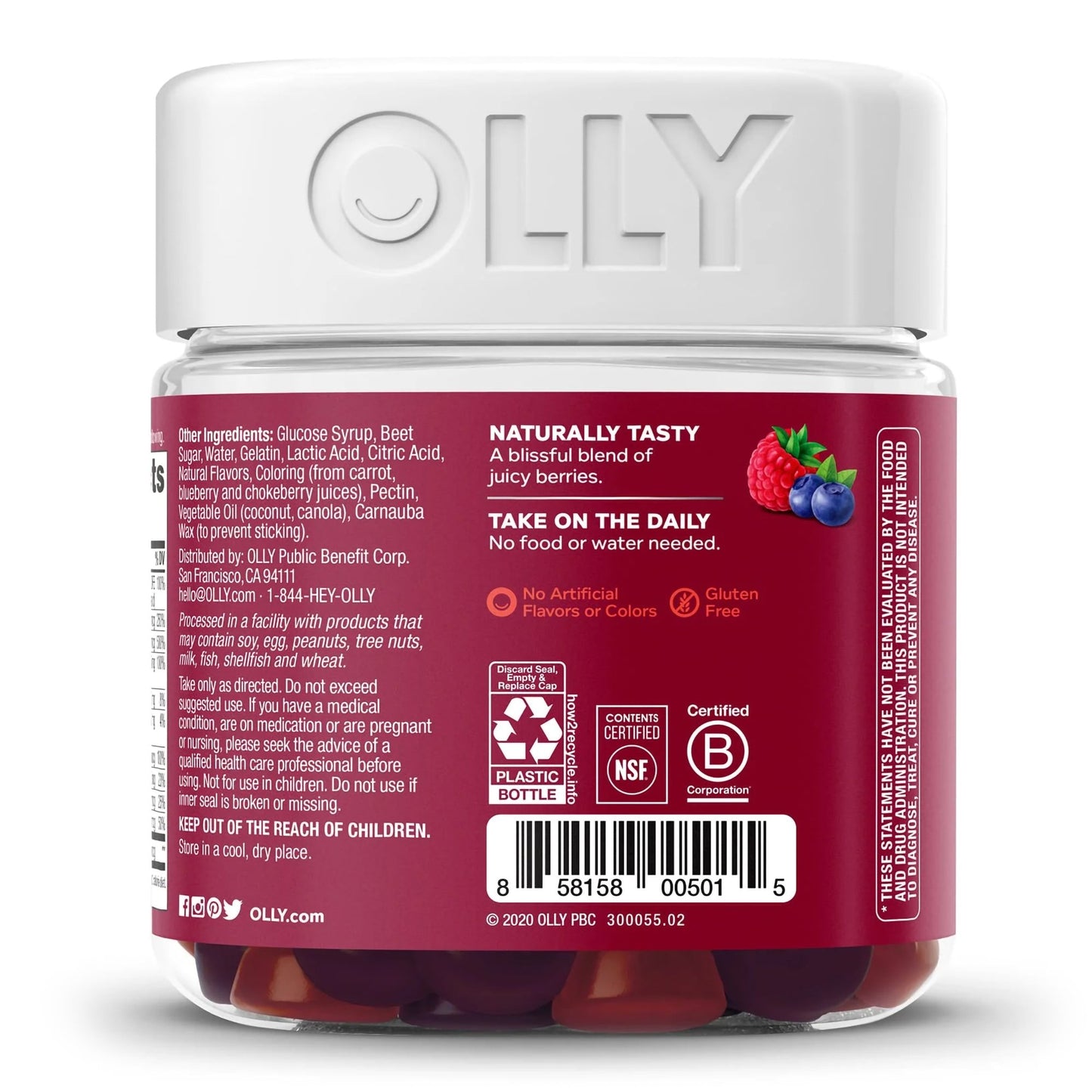 OLLY, GUMMY WMNS MULTI BERRY
