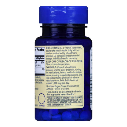 FOLIC ACID, TAB FT SM 400MCG