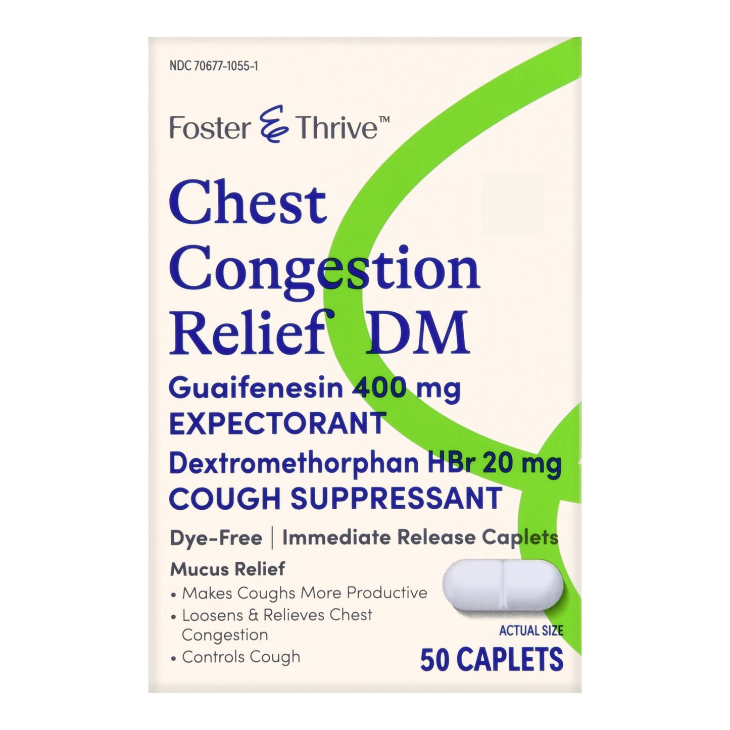 CHEST CONGESTION RELIEF DM, TAB FT 400-20MG