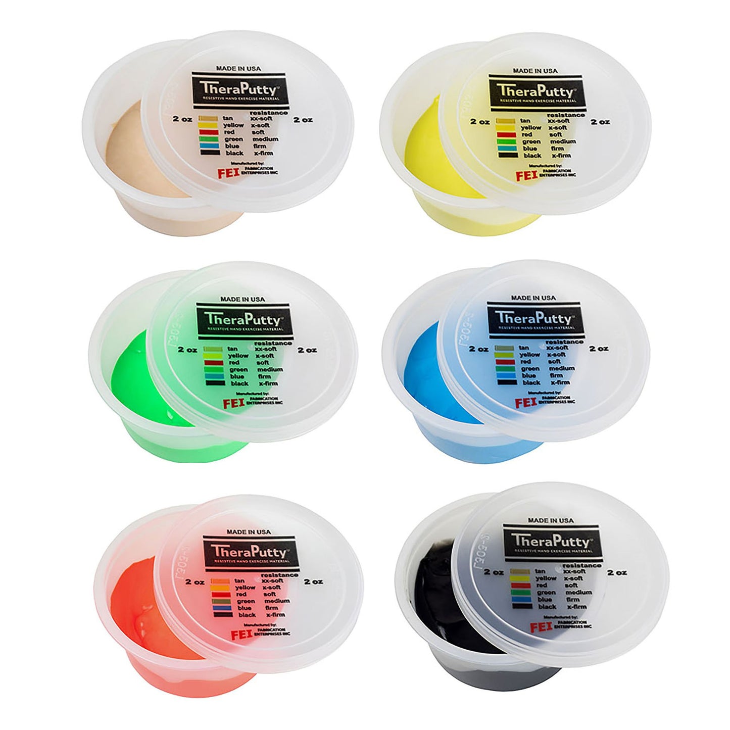 PUTTY, EXERCISE CANDO THERAPUTTY VAR COL 2OZ