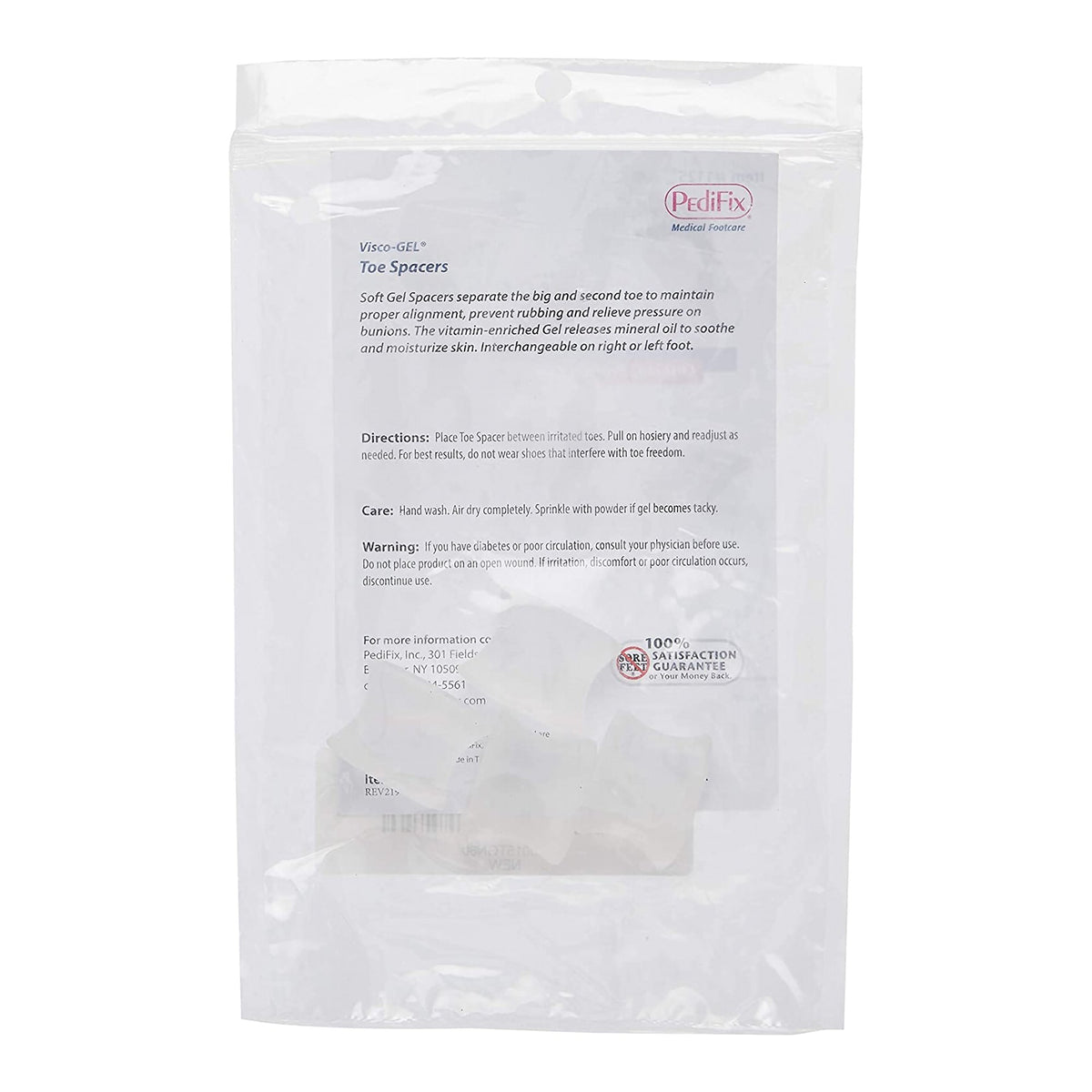 TOE SPACER, VISCO GEL MED