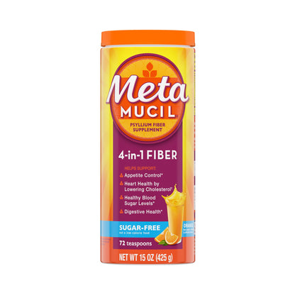 METAMUCIL, PDR 3.4GM SF ORG 450GM 9PG