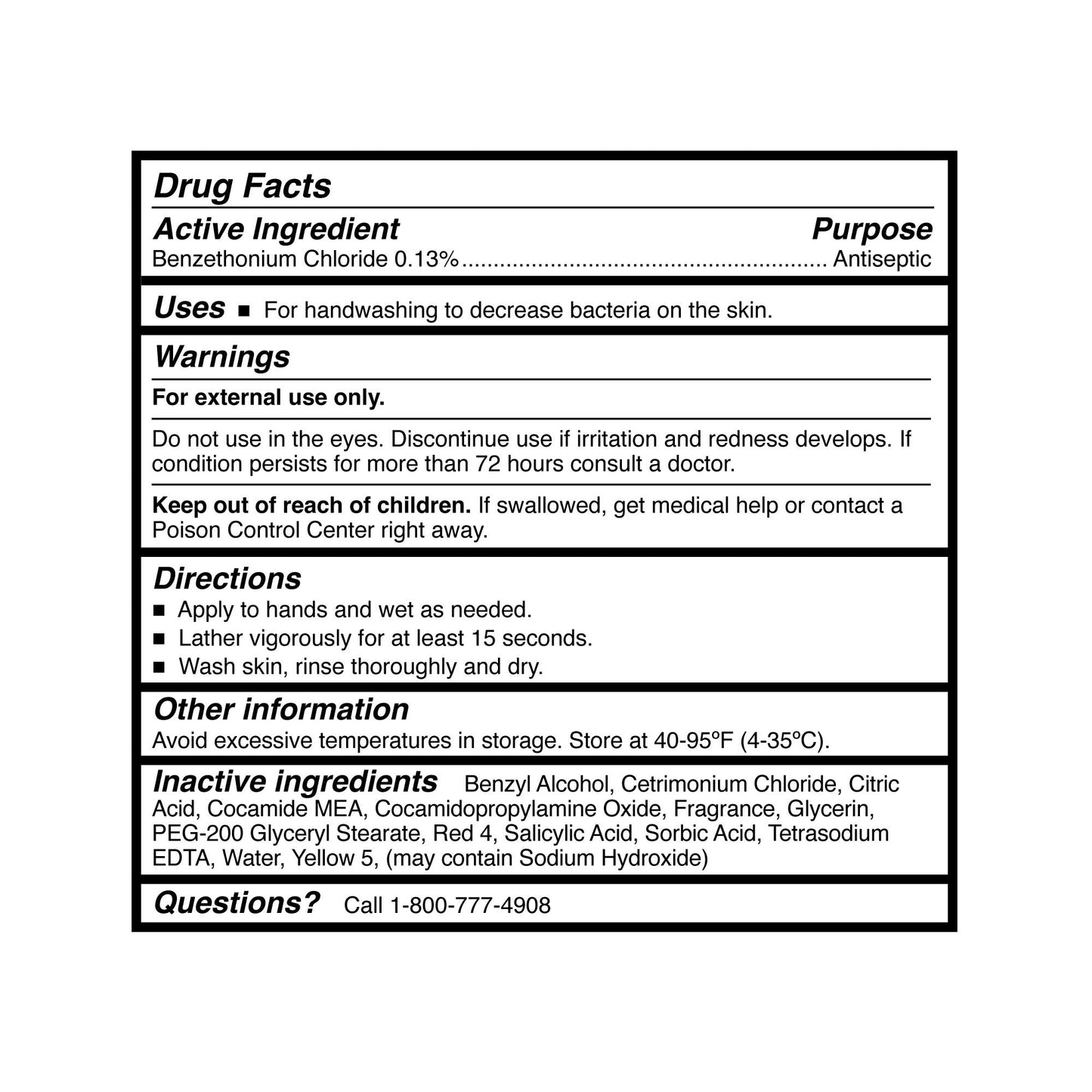 SOAP, MCKESSON ANTIB BENZETHONIUM CHLORIDE PUMP 18OZ
