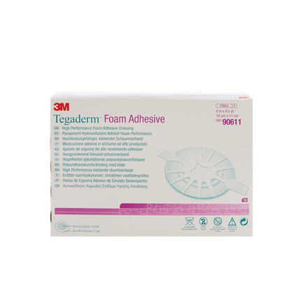 DRESSING, TEGADERM FOAM ADHSV4"X4.5"