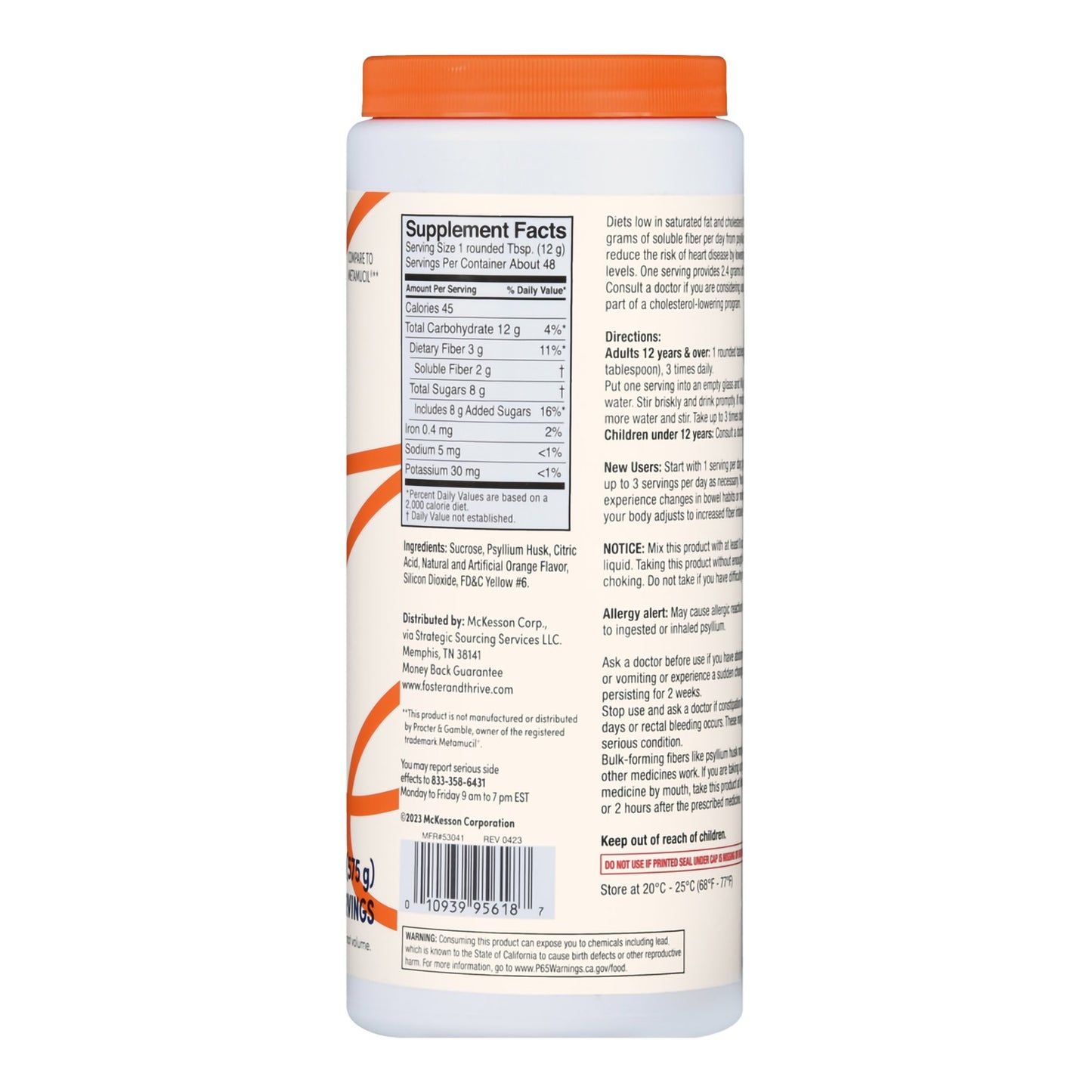 FIBER, PDR FT SM SMITH 48DOSEORG20.3OZ