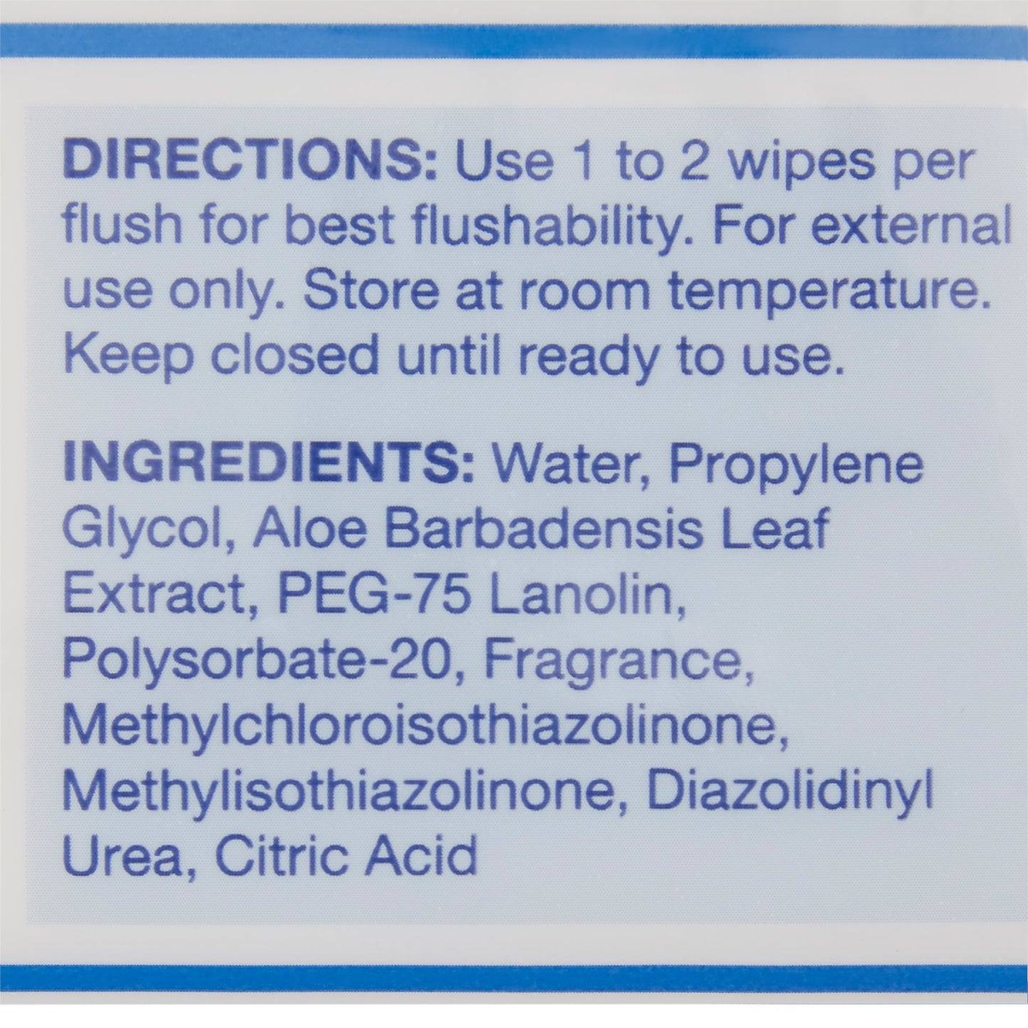 WIPE, WET FLUSHABLE JR 5X8"