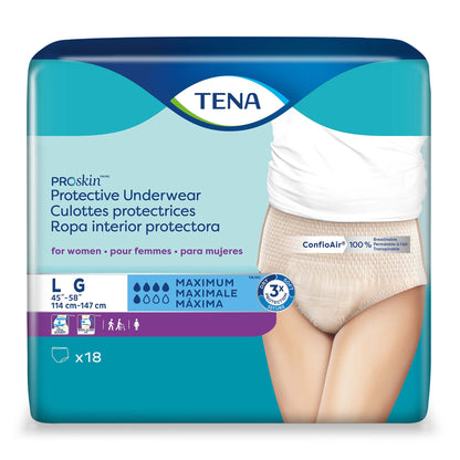 UNDERWEAR, INCONT INTIMATES PROSKIN WMNS LG