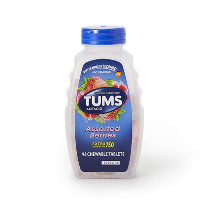 TUMS, E-X TAB CHEW BERRY ASTD