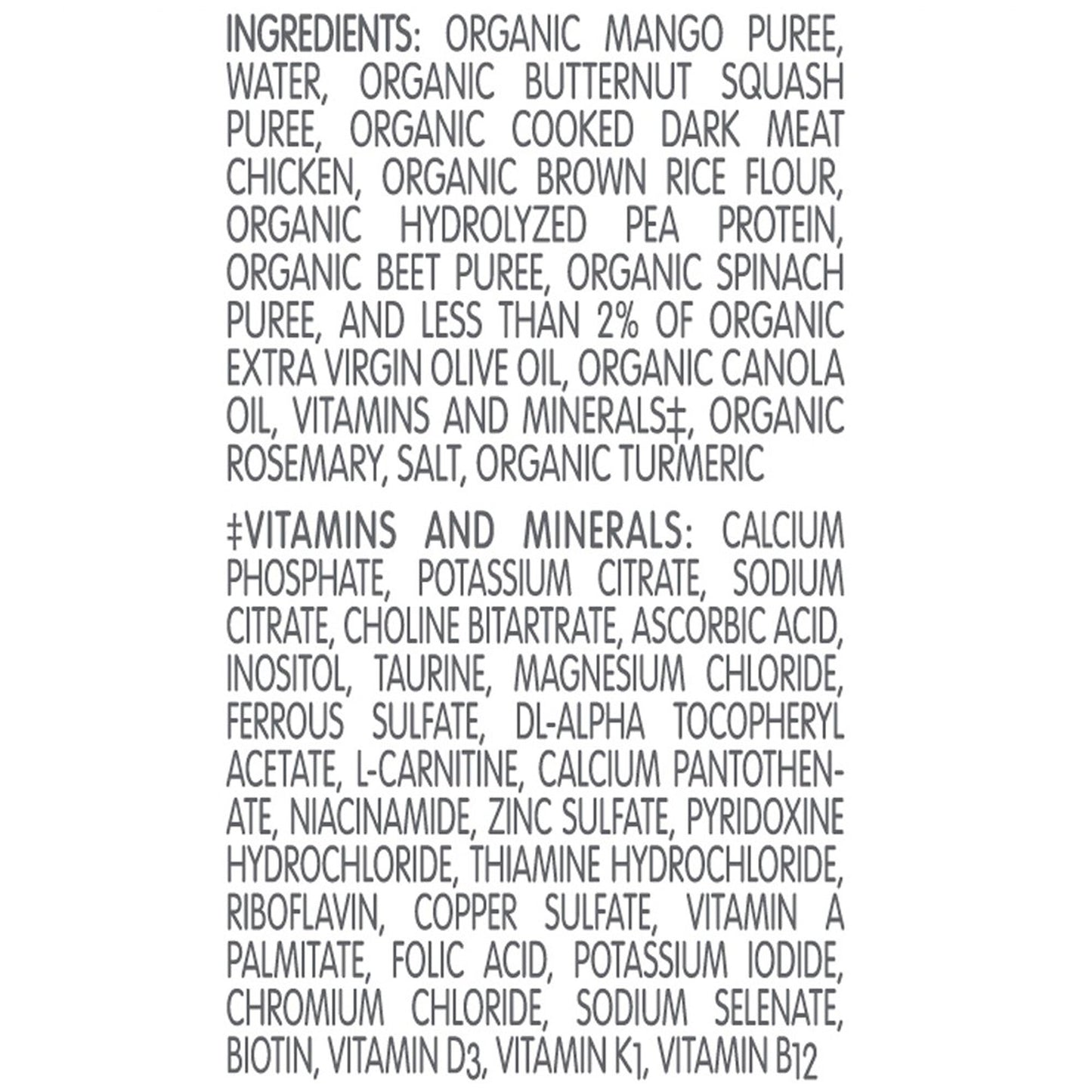 FORMULA, COMPLEAT ORG BLND CHICKEN GARDEN PED 10.1OZ