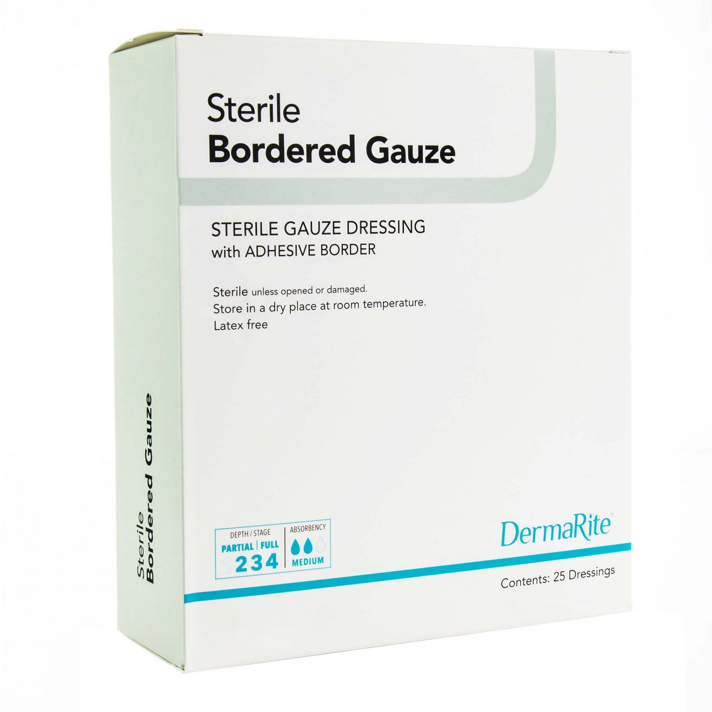 GAUZE, BORDERED STERILE ISLAND4X5