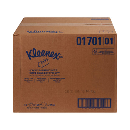 TOWEL, KLEENEX PREM POP-UP WHT1PLY