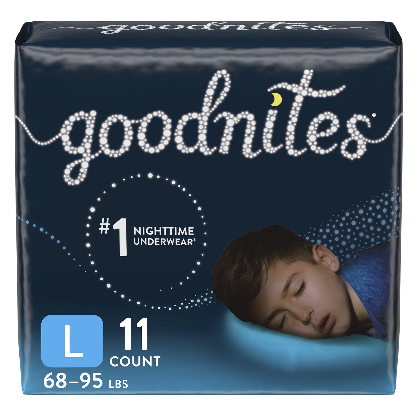 PANTS, INCONT GOODNITES BOYS YTH LG SZ5