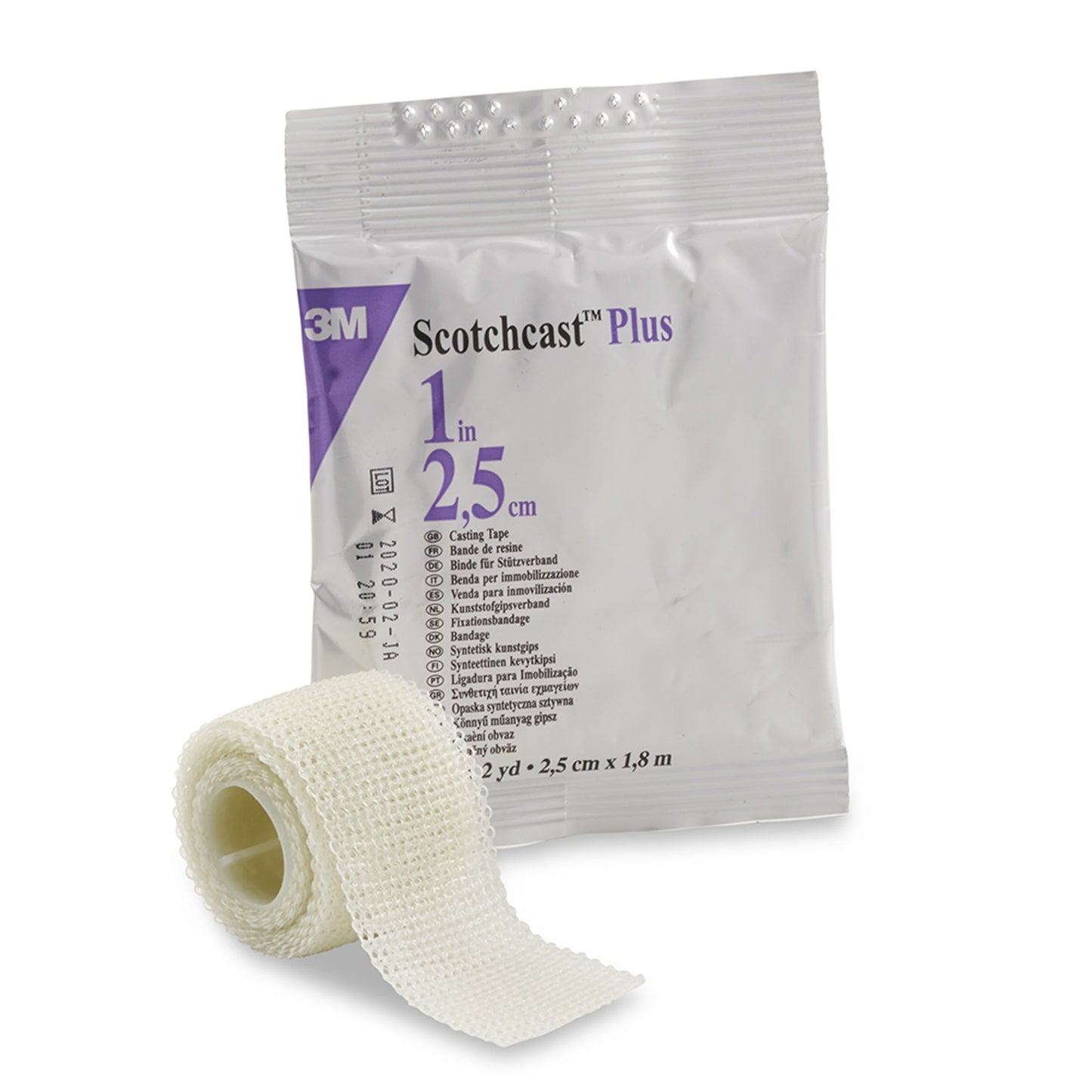 TAPE, CAST SCOTCHCAST PLUS STDWHT 1"X2YDS