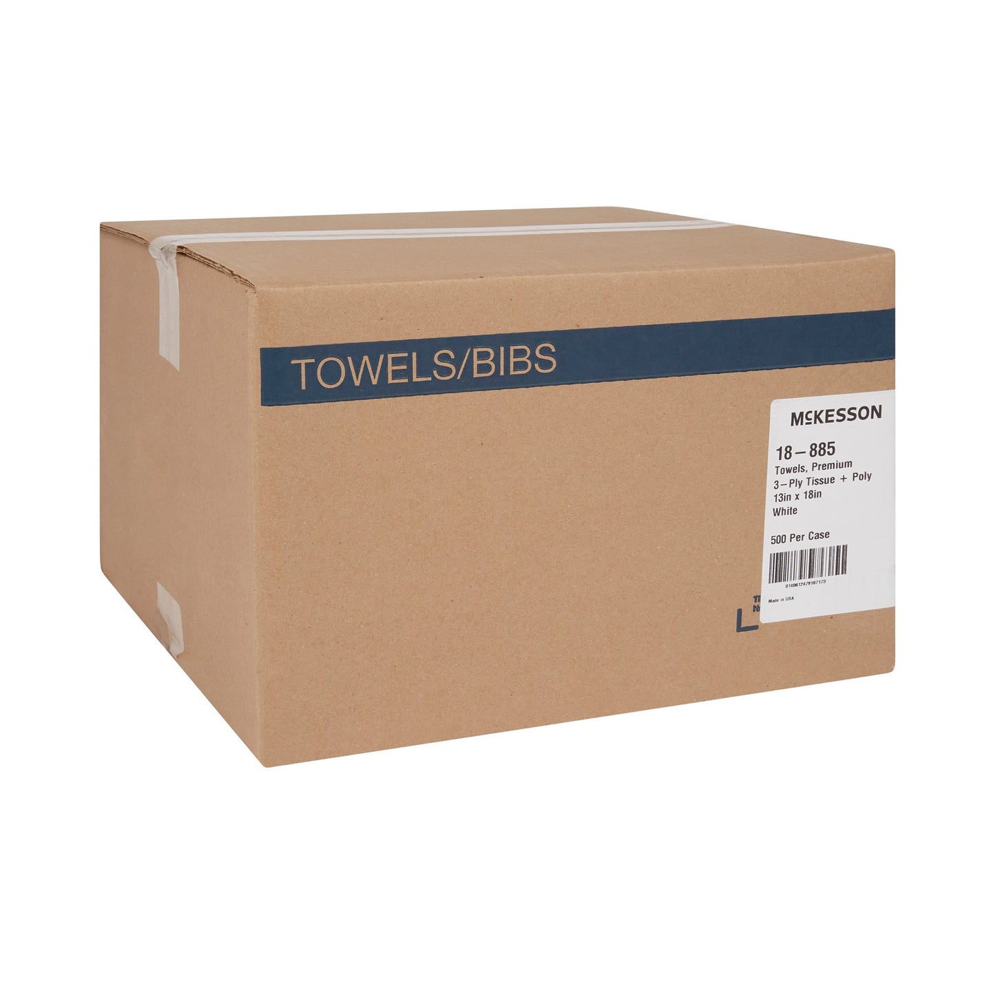 TOWEL, PRO 3PLY/POLY WHT 13X18
