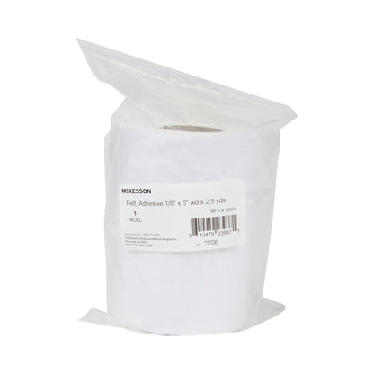 FELT, ORTHOPAEDIC ADH WHT 1/8"6"X2 1/2YDS