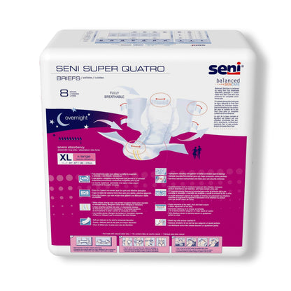 BRIEF, INCONT SENI SUPER QUATRO XLG 55"-67"
