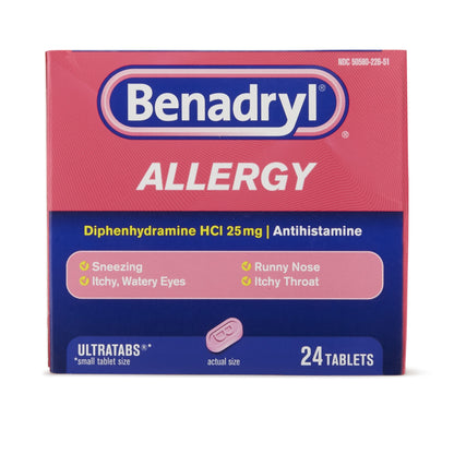 BENADRYL ULTRA, TAB 25MG