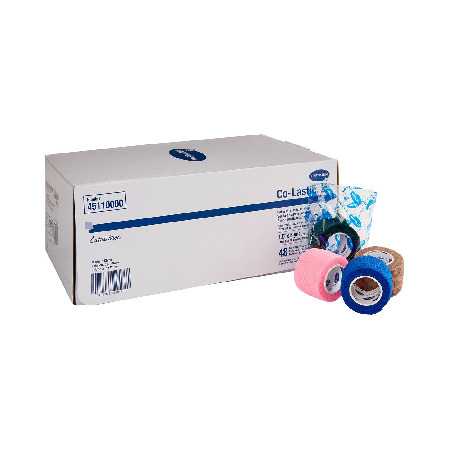 BANDAGE, COLASTIC 1.5"X5YD ASST