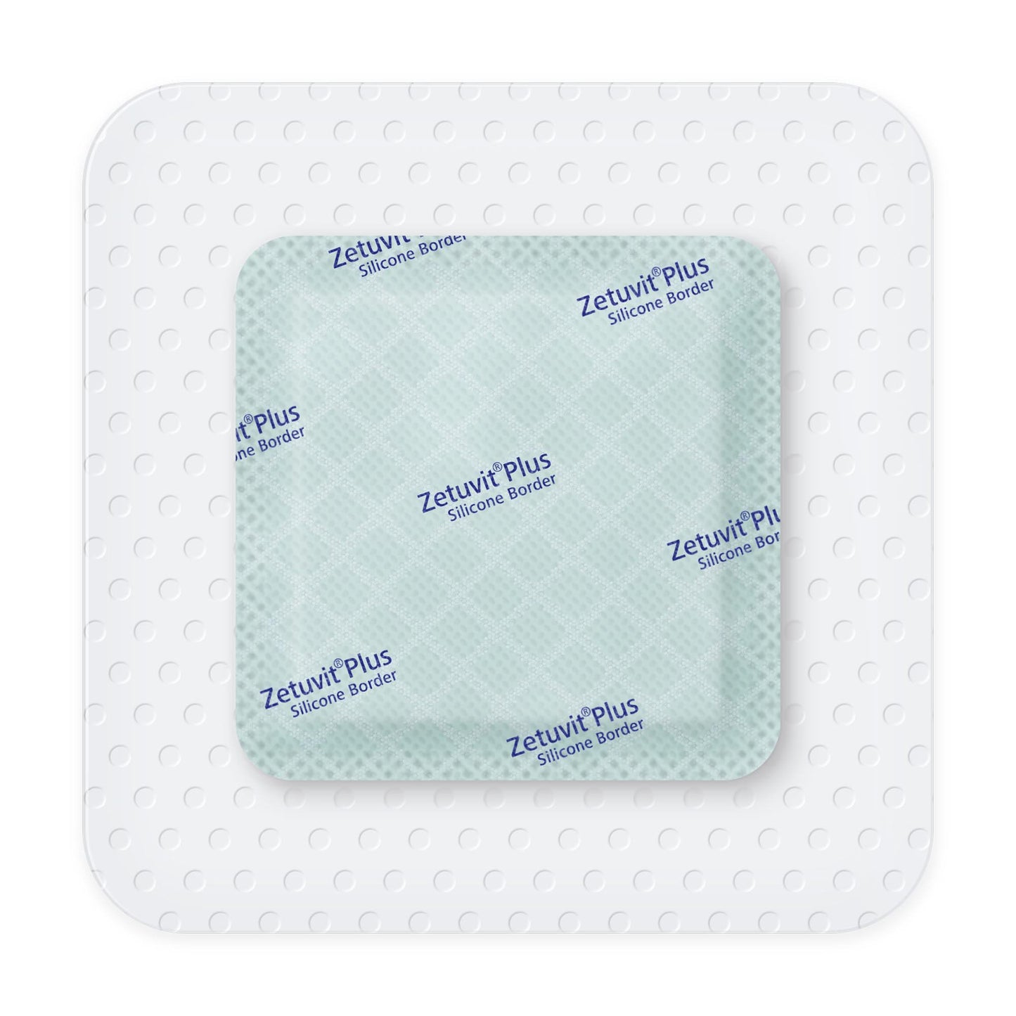 DRESSING, WND ZETUVIT + SAP BRDR SIL ADH 4"X4"