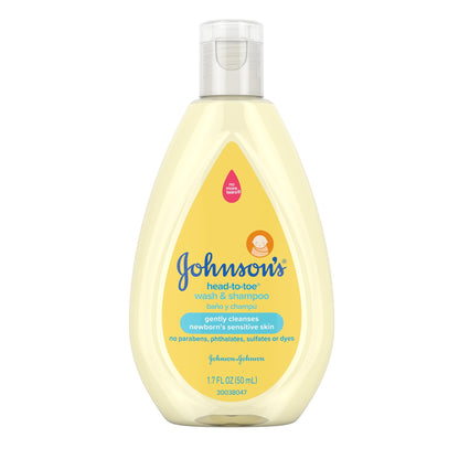 WASH & SHAMPOO, LOT BABY HEAD-TO-TOE 13.6OZ
