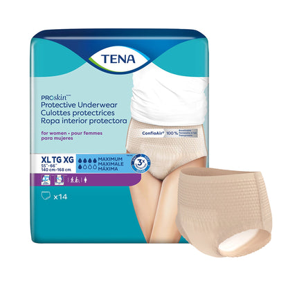 UNDERWEAR, INCONT INTIMATES PROSKIN WMNS XLG