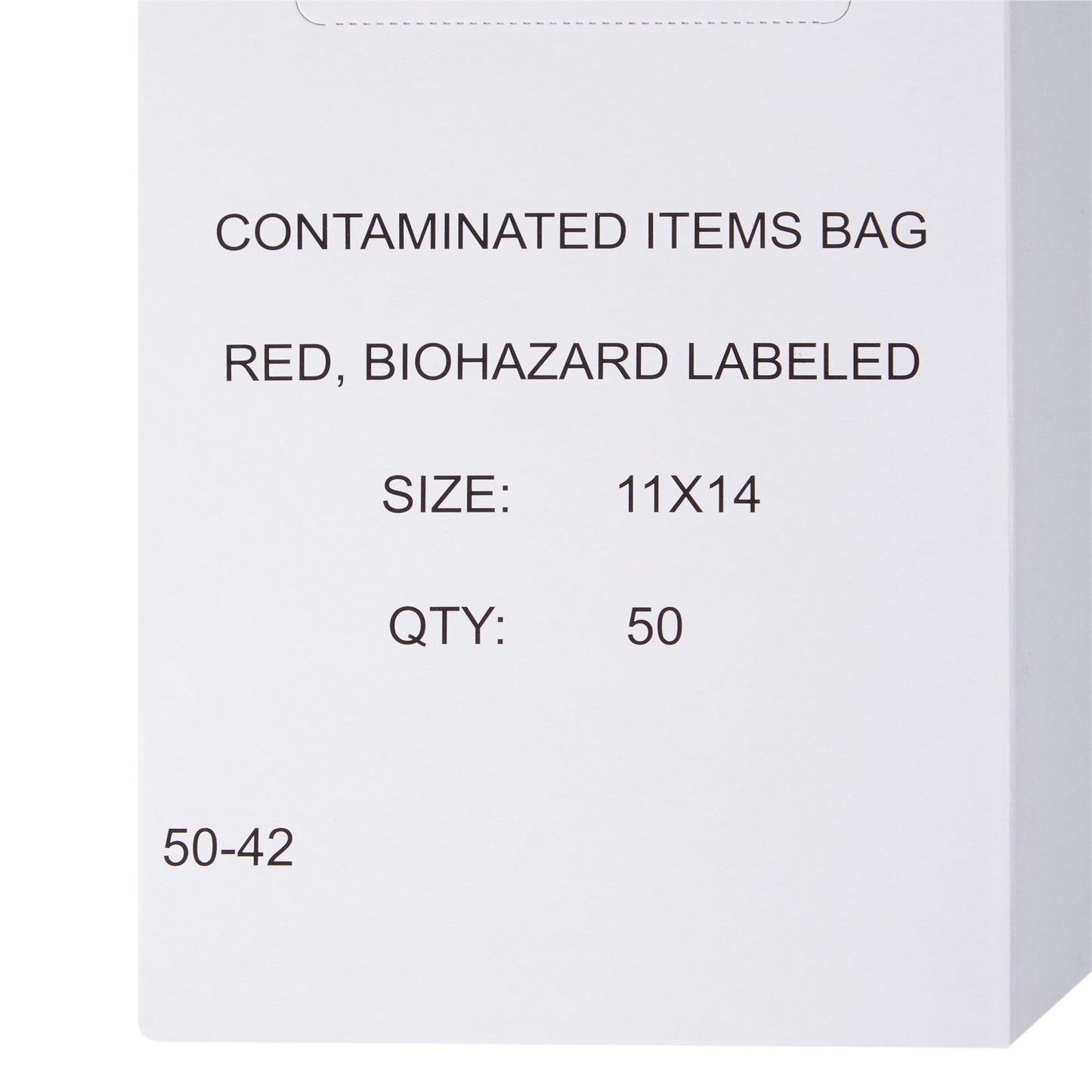 BAG, BIOHAZ GSET SL RED 11X141-3GL 1.5MIL
