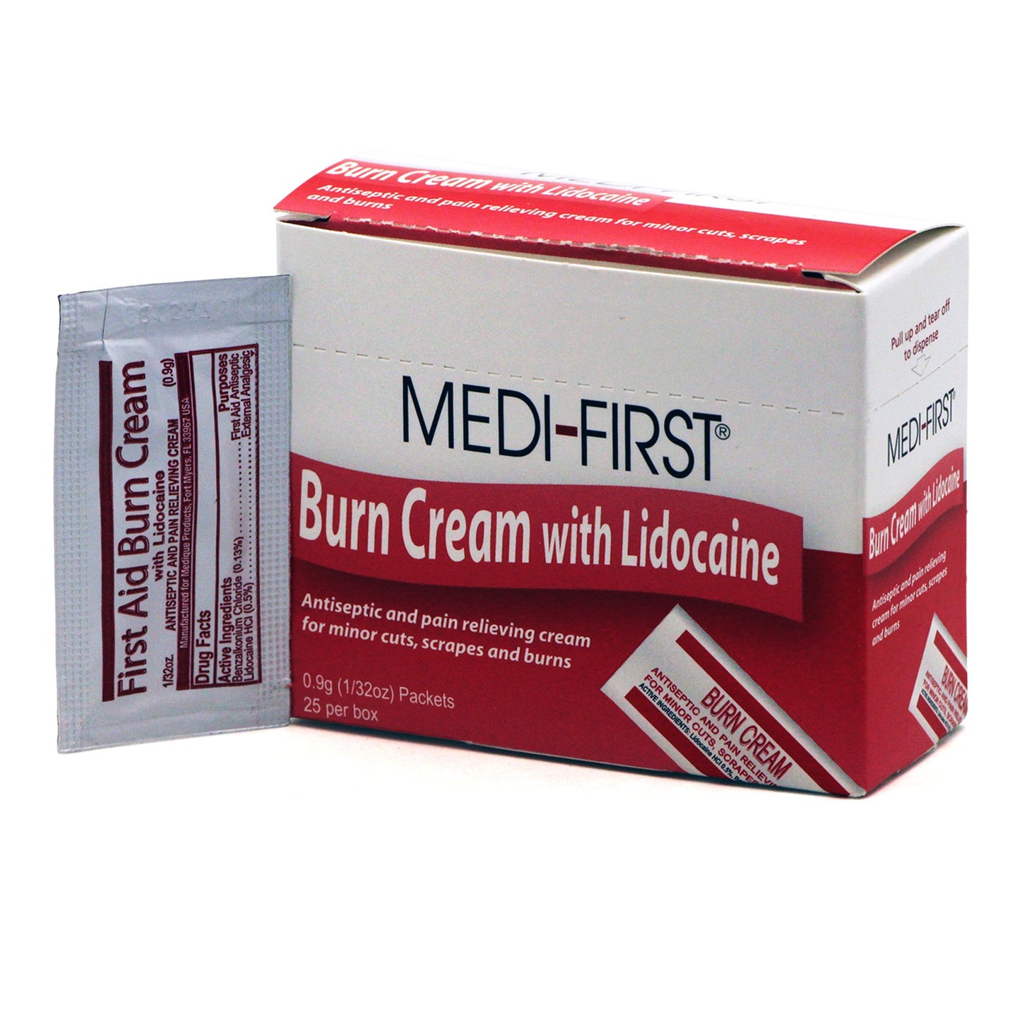 BURN CREAM W/LIDOCAINE, CRM 0.9GM