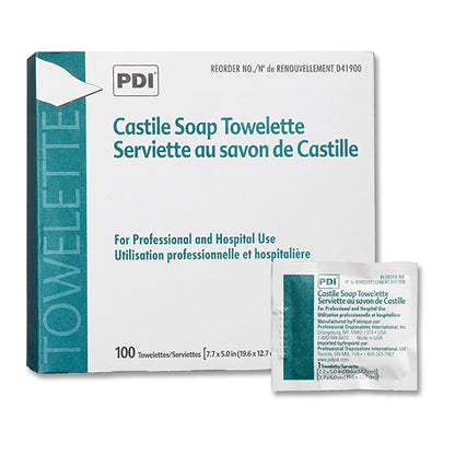 TOWELETTE, CASTILE SOAP