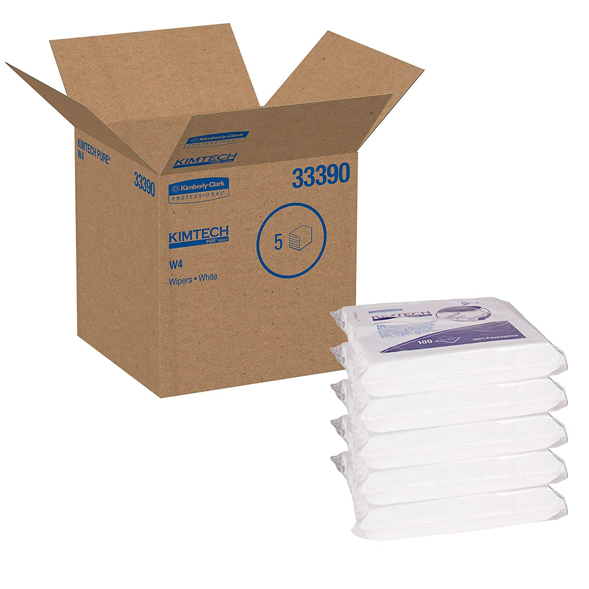 WIPES, KIMTECH PURE 9X9 WHT