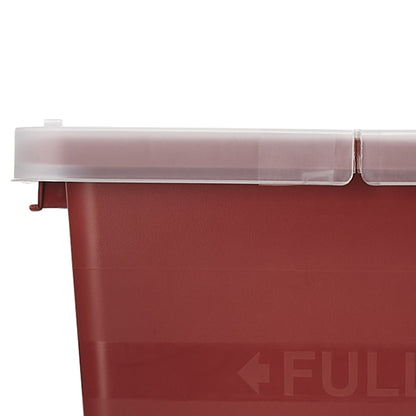 CONTAINER, SHARPS RED 8GL W/LID