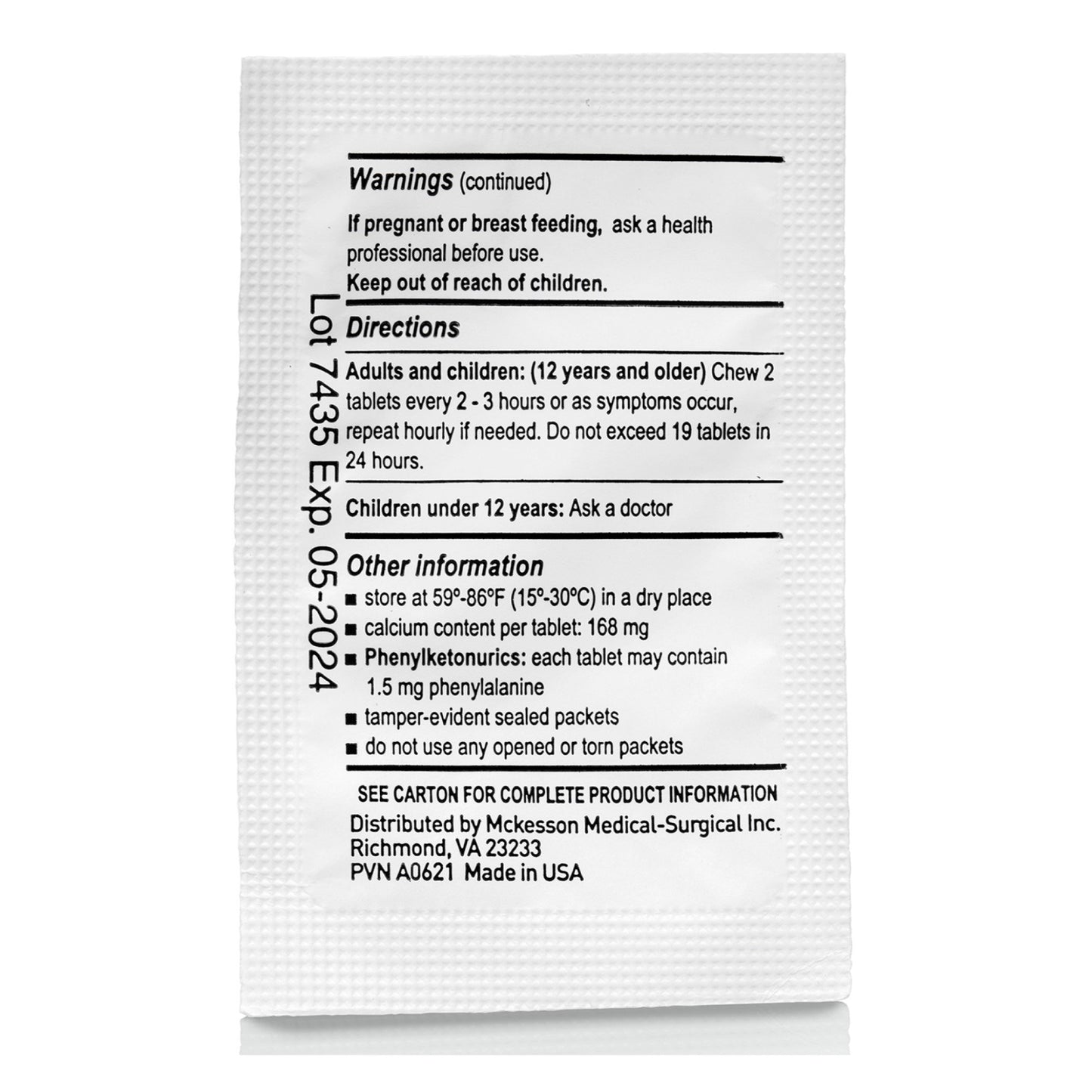 ANTACID, TAB CALCIUM CARBONATEMINT 420MG