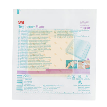 DRESSING, TEGADERM FOAM 4"X4"