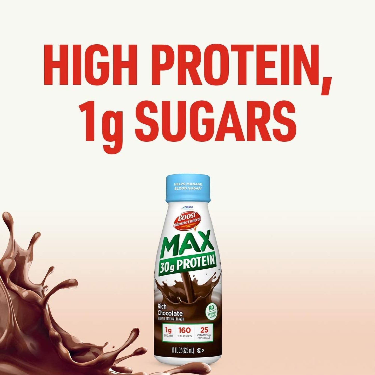 BOOST, GLUCOSE CONTROL MAX PROTEIN CHOCOLATE 11FL OZ