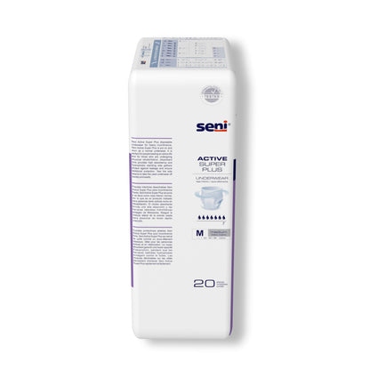 UNDERWEAR, INCONT ACTIVE SUPER+ MED 31"-43"
