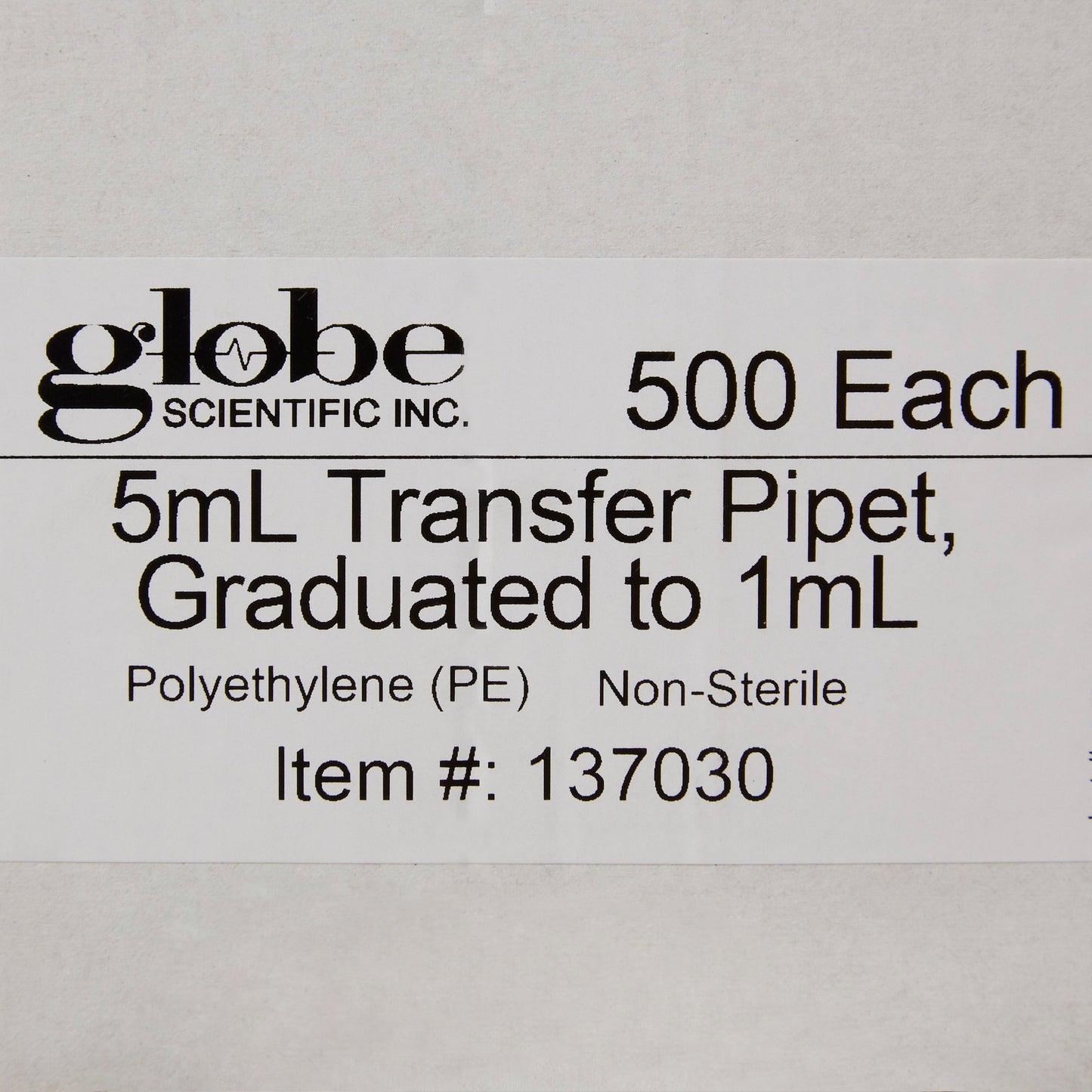 PIPETTE, TRANSFER 5ML GRAD
